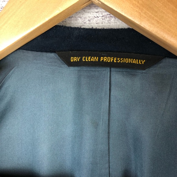 V Vintage Donmark Blue Suede Men’s Blazer - Picture 9 of 14